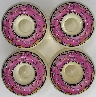 OHCAKE Vintage Crispy Cruisers 99A 52MM Skateboard Wheels White/Pink Set/4 NEW • $24.75