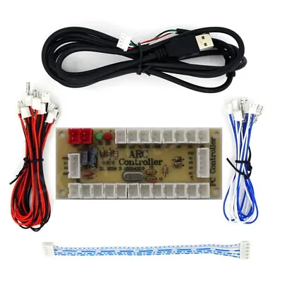 Zero Delay Arcade USB Encoder PC To Joystick MAME 5Pin Sanwa Push Button W/Cable • $3.99