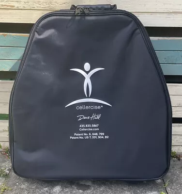 £64.99 • Buy Cellerciser® Tri-Fold Rebounder Wheeled Carrying CASE ONLY Black Bag Dave Hall