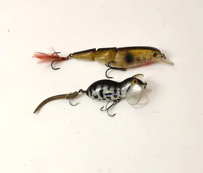 (2) Matzua America Triple Play & Mouse Crankbait Fishing Lures Lot Of 2 • $10.99