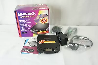 MAGNAVOX Portable CD Player ESP Dynamic Bass Boost AZ6844/17 W/ Car Accesories • $39.95