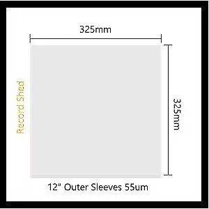 $14.90 • Buy 40 X RECORD SLEEVEs PLASTIC COVER OUTER For Vinyl LP's 12  Album Aust Made Clear