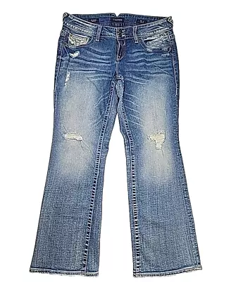 Vigoss Jeans Chelsea Bootcut Light Wash Thick Stitch Women's 16 33  Inseam • $26.99