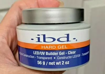 Ibd Hard Gel LED/UV Builder Gel Clear 56g 2oz #61178 • $23.99