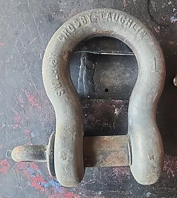 1  Crosby-Laughlin Lifting Shackle 8-1/2 Ton Clevis Shackle W/ 1  Screw Pin  USA • $45