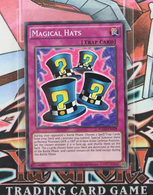 Yugioh Trap Card Magical Hats YGLD-ENA38 Unlimited Common • $2