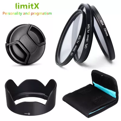 Filter UV CPL ND4 Bayonet Lens Hood For Canon RF-S 18-45mm STM Lens R10 R50 R100 • $31.35