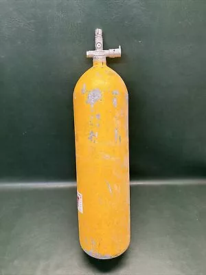 Vintage US Divers Vintage Scuba  J Reserve Valve And Steel Galvanized Tank • $36