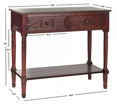 Safavieh Samantha 2 Drawer Console Reduced Price 2172720882 AMH5710D • $90