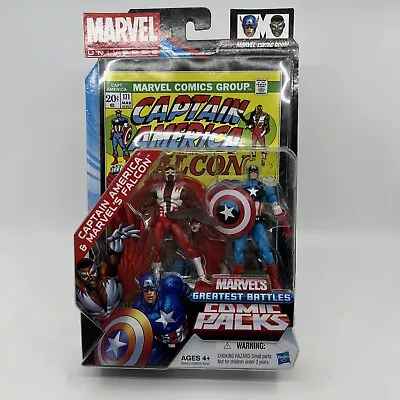 Marvel Universe Greatest Battles Captain America Falcon Comic 2 Pack 3.75” S9 • $29.99