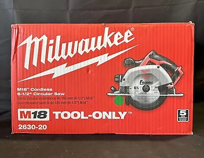 Milwaukee 2630-20 18V Lithium-Ion 6-1/2 In. Cordless Circular Saw Tool-Only • $74.99