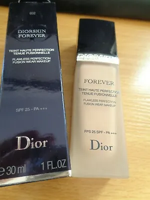 £27.99 • Buy Dior Diorskin Forever Flawless Perfection Fusion Wear Make Up Rosy Beige 032 New