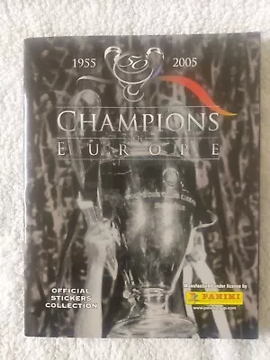 Panini Champions League Sticker Album Complete 2005/06 + Unopened Pack • £29.99