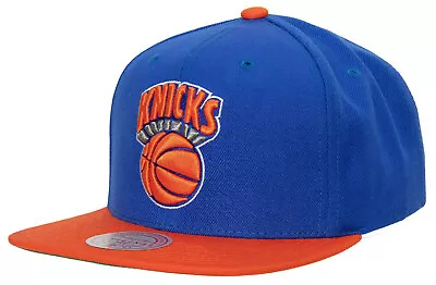 New York Knicks Mitchell & Ness NBA Snapback Hat 2Tone Hardwood Classics Cap • $33.91