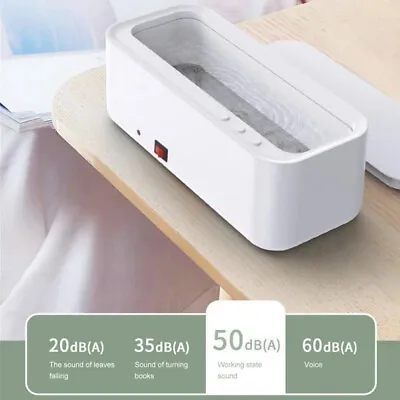 Ultrasonic Jewelry Cleaner Denture Glass Watch Ring Bath Tank Cleaning Machine • $13.59