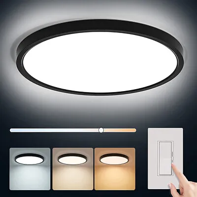 £44.39 • Buy 24W 28W 38W 48W Bright Round LED Ceiling Light Large Panel Down Lights Wall Lamp