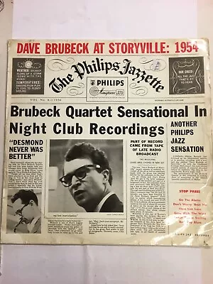 The Dave Brubeck Quartet - Dave Brubeck At Storyville: 1954 LP EX Vinyl Phillips • £25