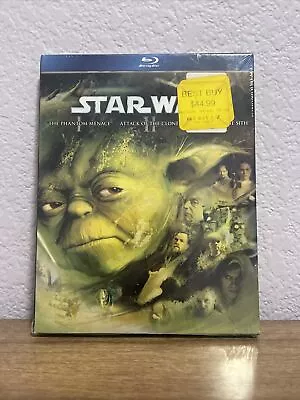 Star Wars: The Prequel Trilogy (Blu-Ray) Episodes I-III 3-Disc Boxed Set NEW • $35