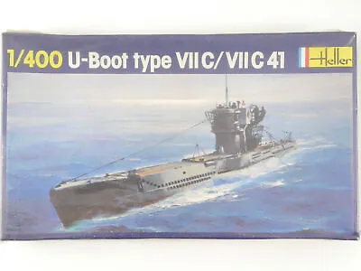 Heller 1072 U Boat Type VII C/ VII C 41 Model Kit 1/400 New! Boxed 1607-13-90 • £19.10