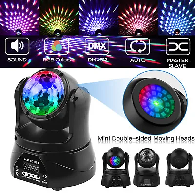 Mini LED RGBW Moving Head Light Magic Ball Laser Party DJ Disco Pro Stage Events • $69.99