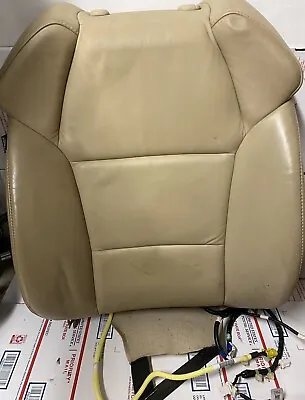 10-13 ACURA MDX FRONT LEFT LH DRIVER UPPER BACKREST SEAT Back CUSHION Tan OEM • $189.99