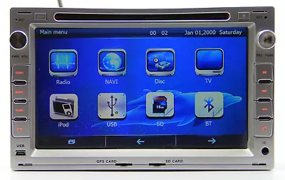 Indash Stereo Car Radio MP3 CD DVD Player GPS Navigation For Volkswagen GOLF MK4 • $250