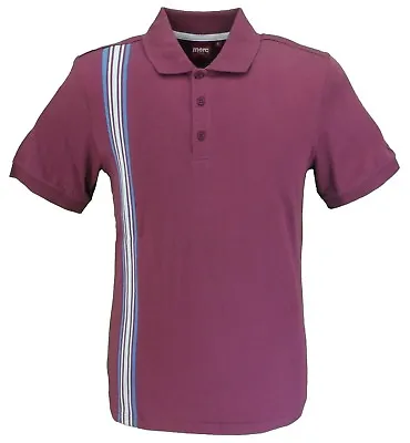 Merc London Burgundy Goldhawk Polo Shirt • £42.99