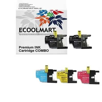 5 LC71 LC75 LC75 LC79 Ink Cartridge Fits Brother MFC-J435W MFC-J430W MFC-J280W • $12.12