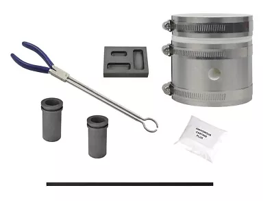 $184.95 • Buy Mini Propane Pro Kiln Furnace Deluxe Kit Melt Gold Silver Copper In 10 Minutes