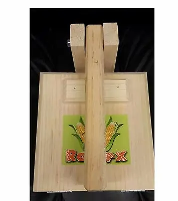 $31.59 • Buy Square Wood 9  Manual Tortilla Maker Press Wooden Handle Body Simple Design For 