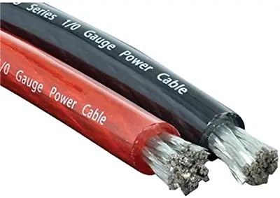5ft Stinger 1/0 Gauge Tinned OFC Copper Wire Power Ground Cable SPW10TR SPW10TB • $41.89