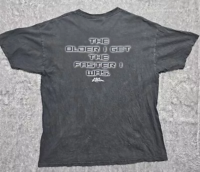 Vintage 90s No Fear The Older I Get Black Tee Shirt Size XL Nice Fade • $30.99