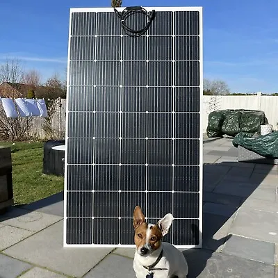 250W FLEXIBLE Solar Panel 21.2%+ Mono High Efficiency 147x82cm CraigSolar.co.uk • £189