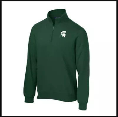 NEW MSU Michigan State Spartans Hoodie / Sweatshirt WHITE CREWNECK • $49.99