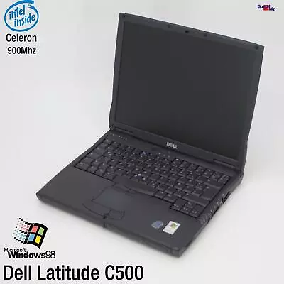 Dell Latitude C500 Notebook Laptop Windows 98 Parallel Lpt Celeron 900MHZ 512MB • $521.02