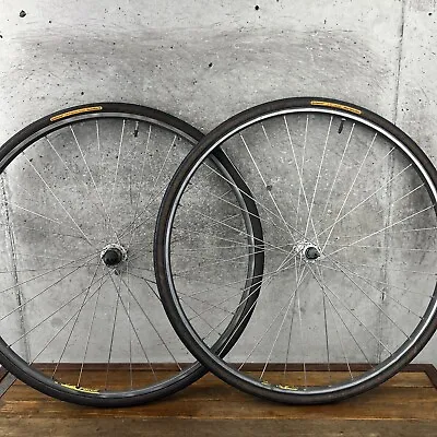 Vintage Shimano 105 Wheel Set UNIGLIDE 700c FH-1050   126 32 Wolber GTX Sirrus • $79.90