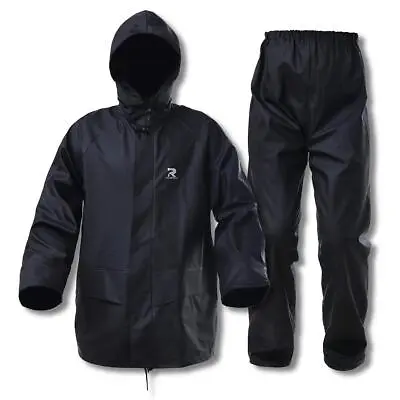 Commercial Rain Suits For Men Waterproof Heavy Duty Foul Weather Gear Rain Co... • $70.45