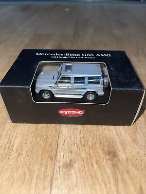 Mercedes Benz G55 AMG Silver 1/64 Diecast Model Car By Kyosho New • $10.99