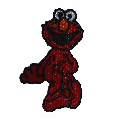 Sesame Street Elmo Character Full Figure 3  Tall Embroidered Iron On Patch • $4.95