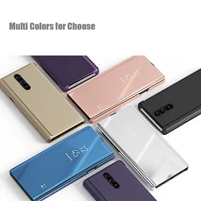 $24.15 • Buy Phone Case For Oppo Find X2 Pro / Find X2 / Neo X2 Lite Luxury Mirror Flip Cover