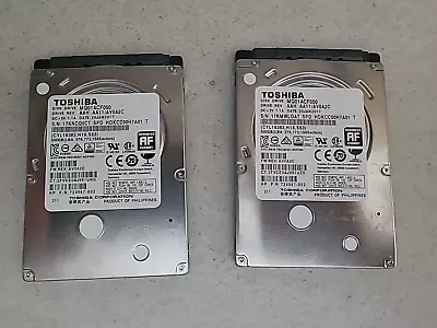 Toshiba MQ01ACF050 500GB 2.5  SATA III Laptop Hard Drives • £5