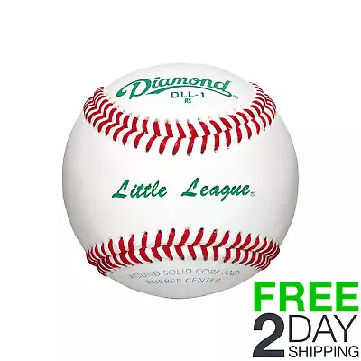 Diamond DLL-1 Little League Leather Baseballs 12 Ball Pack • $79.95