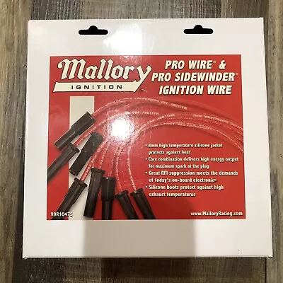 Mallory Ignition 947 PSW 135° Wire Set Pro Sidewinder Plug Wires 8mm Wire Set • $99