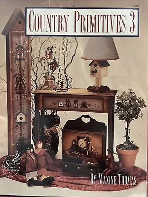 Country Primitives 3 By Maxine Thomas Tole Painting Book • $5.95