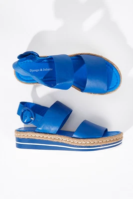 NEW Django & Juliette Womens Flats Atha Sandal Flatform - Shoes • $169.95