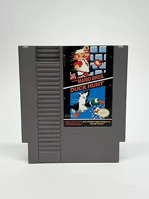 Super Mario Bros Duck Hunt NES Video Game Nintendo 1985 Vintage Not Tested • $12.98