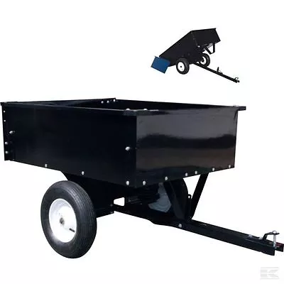 ATV TIPPING TRAILER 225KG - Quad Bike Tractor Steel Farm Yard Stable Garden • £179.95