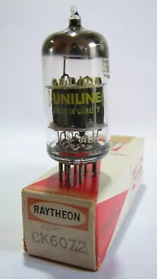 One 1960s RCA/Raytheon 6072 Tube - Hickok TV-7B Tests @ 53/53 Min:32/32 • $84.95