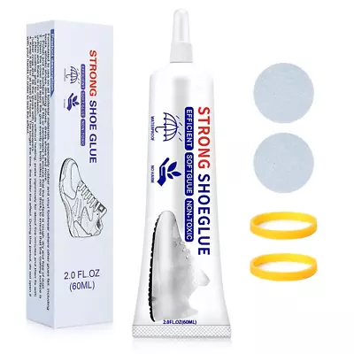 Shoe Glue Sole Repair Slow-Drying Transparent Shoe Repair Glue Kit Waterproof • $10.74