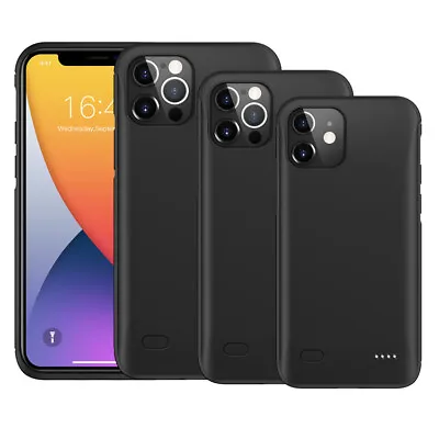 £19.99 • Buy External Battery Case For IPhone X XS MAX XR 11 12 Pro Max 12 Mini 13 14 Pro Max